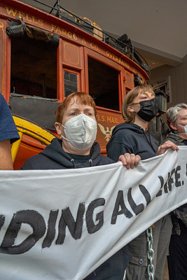 Climate Activists Occupy Wells Fargo Global Headquarters:April 25, 2022